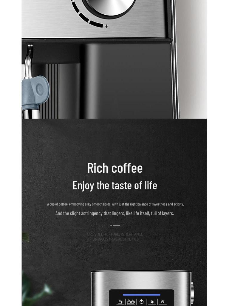 Компактная эспрессо-машина с капучинатором для дома и офиса