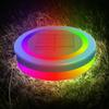 Solar Powered Pool Lights Color-Changing RGB IP 68 Waterproof Solar Pool Light Round UV-Resistant Auto ON/Off 1800mAh Swimming