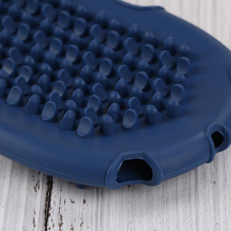 1шт силиконовые массажные перчатки-скраб для пилинга тела щетка для ванны отшелушивающие перчатки