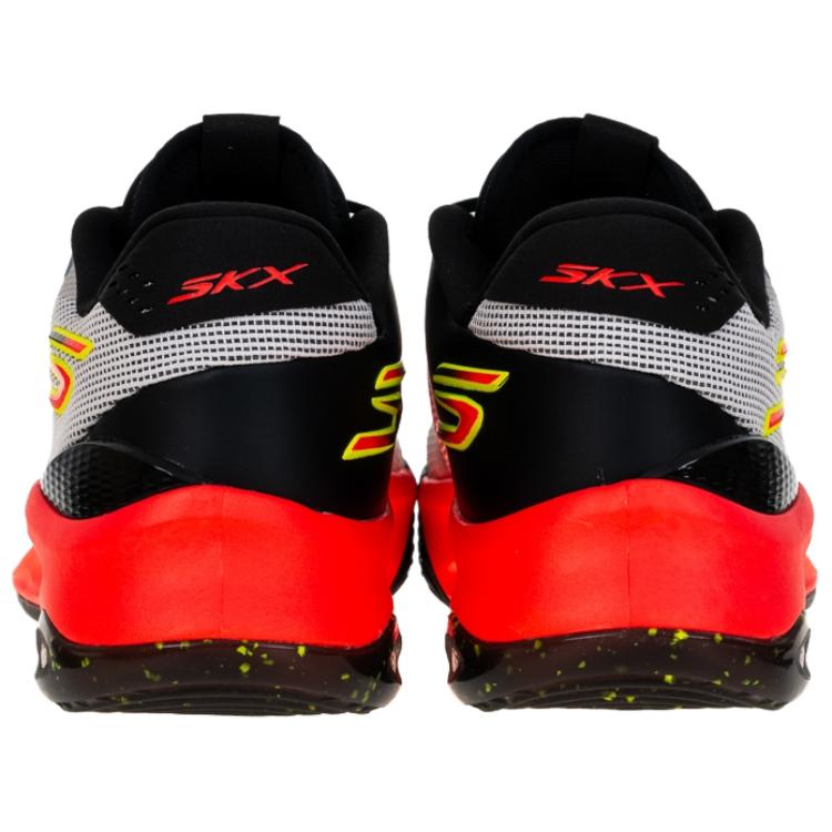 Skechers Sx Float Повседневные Удобные Амортизация Низкие Баскетбольные Кроссовки Мужские кроссовки Белый Красный Черный 253001-WBO