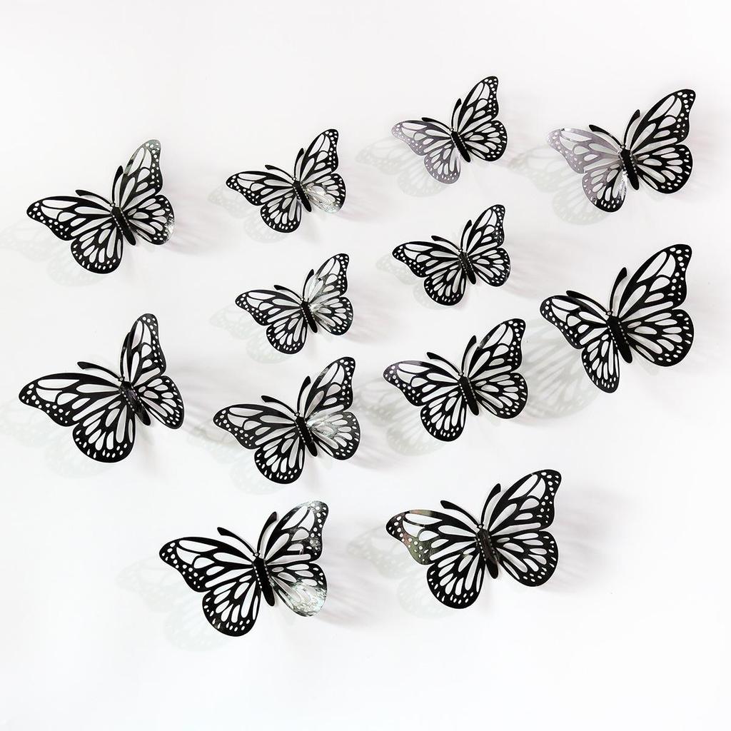 Украшения для вечеринки в виде 3D-бабочки: Наклейки на весеннюю тематику для детских дней рождения и свадеб