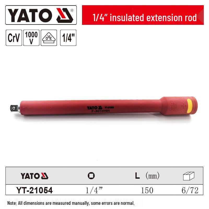 YATO 1/4 дюйма VDE Изолированный удлинитель