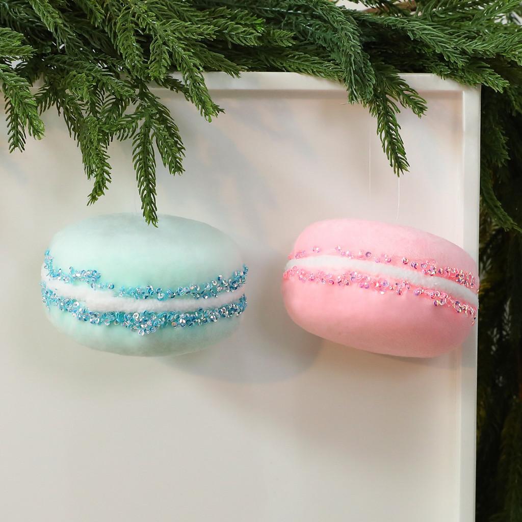 Christmas Fairy Tale Foam Macaron Ornaments For Holiday Tree Decor