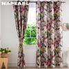1PC 70-80% Blackout Countryside Style Oil Colored Floral Print High-quality Blackout Curtains for Bedroom Living Room Window for Home Decor