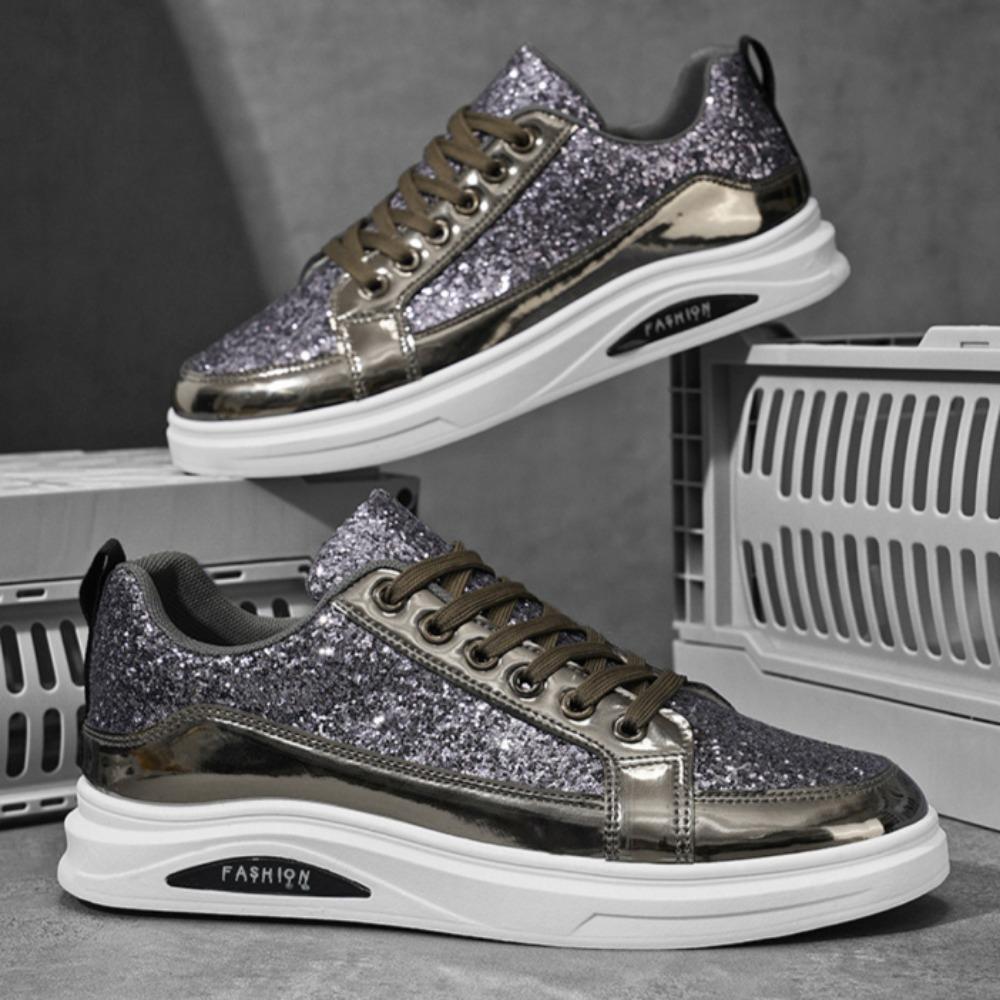 Дизайнерская обувь для мужчин Весна Новая версия Бордовые туфли Мужская модная повседневная обувь Персонализированная трендовая мужская обувь