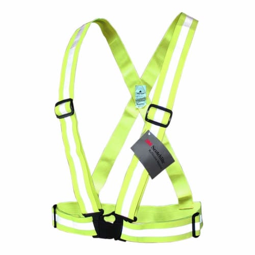 Salzmann 3M Scotchlite Reflective Vest/High Visibility Belt One Size Fits Most for Children Yellow