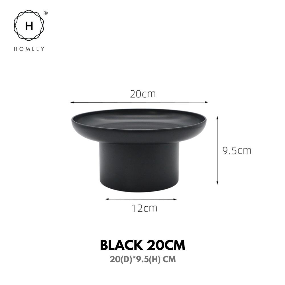Homlly Uii Round Decorative ABS Storage Tray