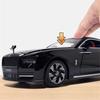 1:24 Rolls-Royce Ghost Alloy Luxury New Energy Car Model Die-cast Toy Car Metal Charging Car Model Sound and Light Pull Back Children's Toy Gift