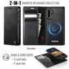 For Samsung Galaxy A36 5G Magnetic Case RFID Blocking Detachable Wallet Leather Phone Cover
