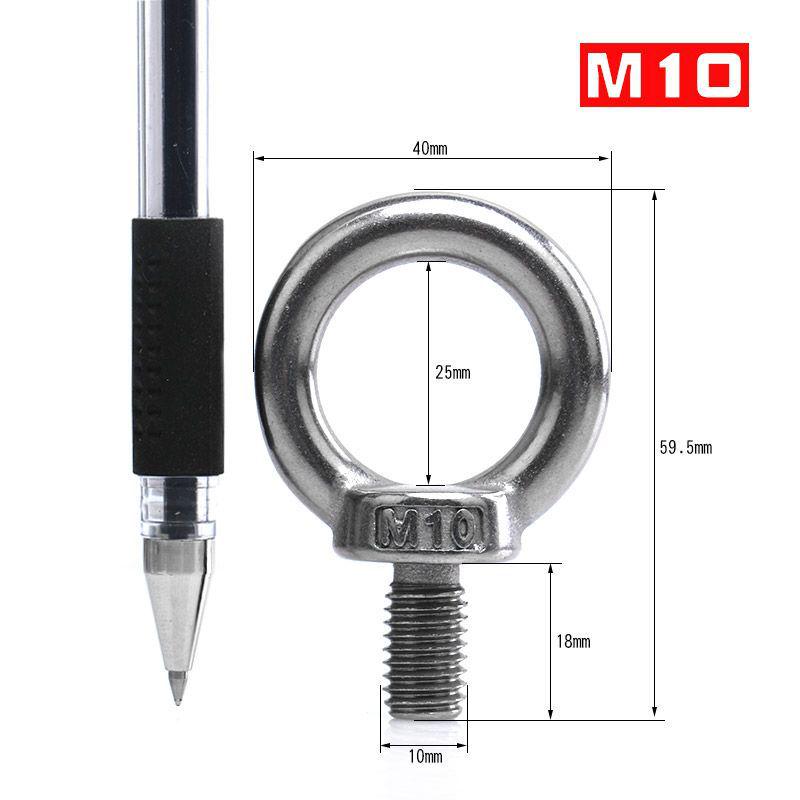 Винт-кольцо из нержавеющей стали для морского подъема - Рым-болт/Рым-гайка в форме кольца