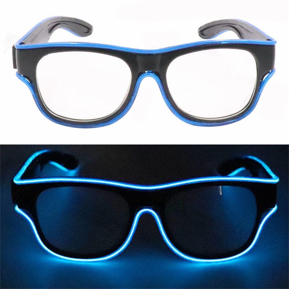 El Wire Party SunGlasses Glow Sunglasses Luminous Glasses Led Glasses Neon Glasses Flashing Glasses