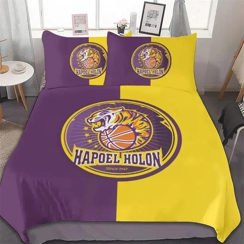 3D Printed Hapoel Holon All Season Duvet Cover Bedding Comforter sets Soft Quilt Cover and Pillowcases Single Double Queen King