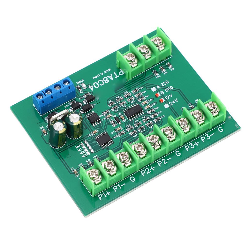4 Channel PT100 RTD RS485 Temperature Sensor Board Temp Acquisition Module Resistance Collector