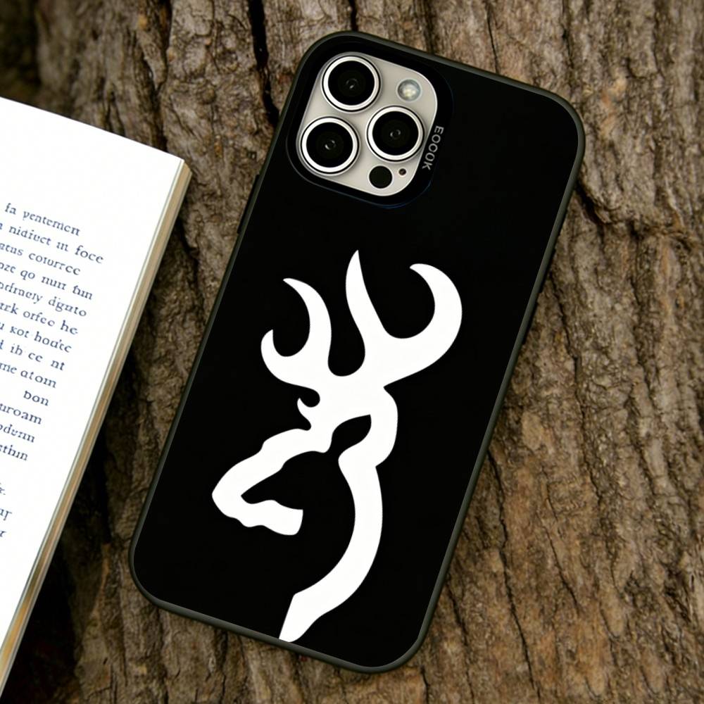 Камуфляжный чехол для телефона с рисунком охоты на оленей для iPhone 17,16,15,14,13,12,11 Plus,Pro Max,XS,Разноцветный Серебристо-Черный Чехол