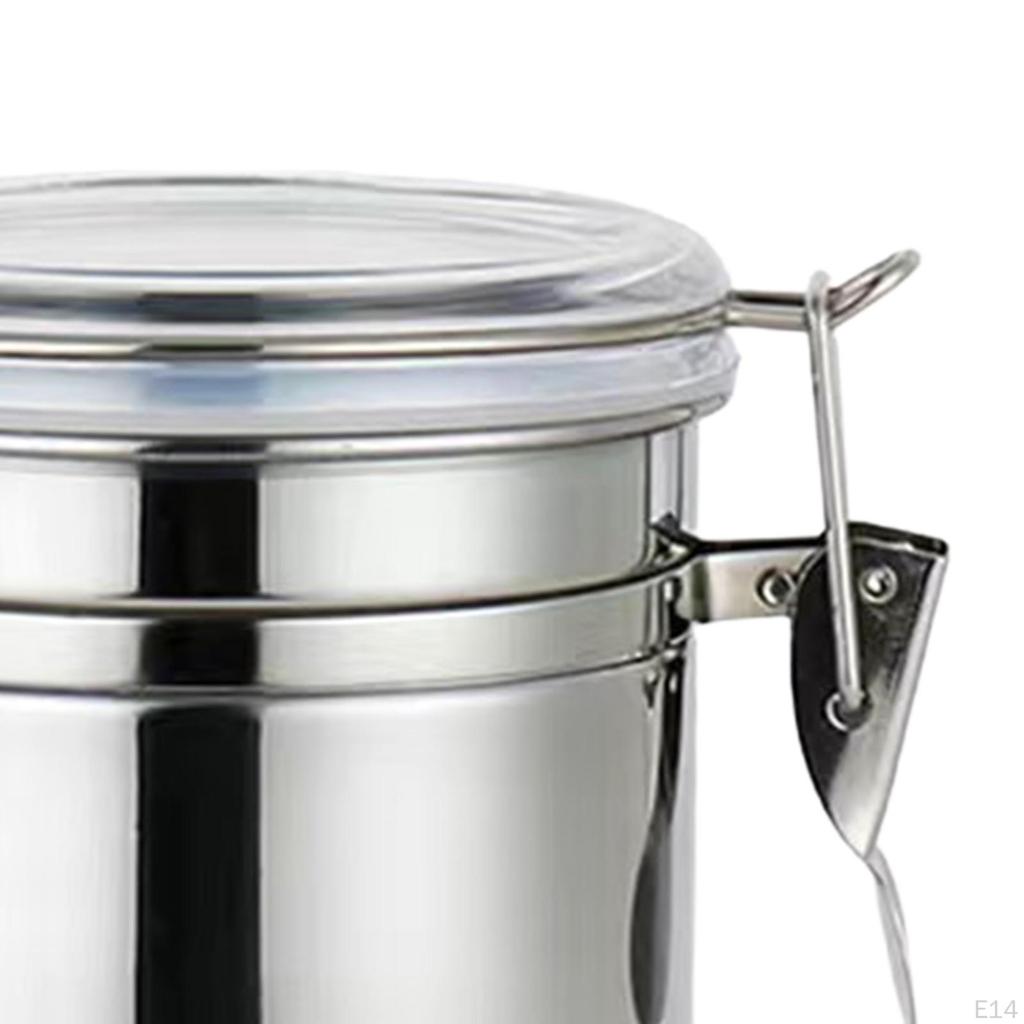 Контейнер для кофейных зерен, кухонная банка для хранения зерновых, многофункциональная посуда, герметичный резервуар для