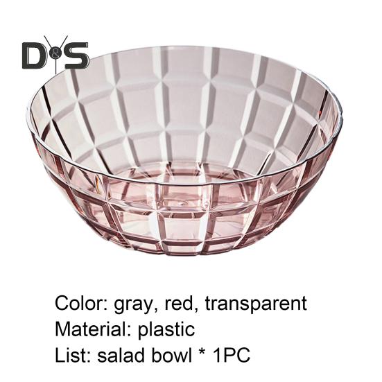 Салатница Экологически чистая пластиковая салатница для закусок большой емкости