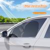 Car Sunshade Summer Black Mesh Side Window Sunscreen Sun Sun Shade Curtain Front Rear Back Sunshade UV Blocking Protection