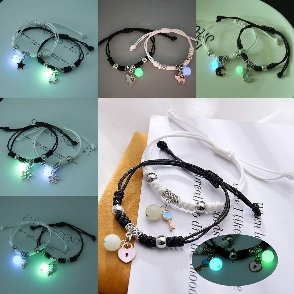 2pcs Multi-Style Luminous Bracelet Infinite Love Night Light Jewelry Valentine's Day