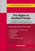 Книга The Rights Of Disabled People : Revised Edition