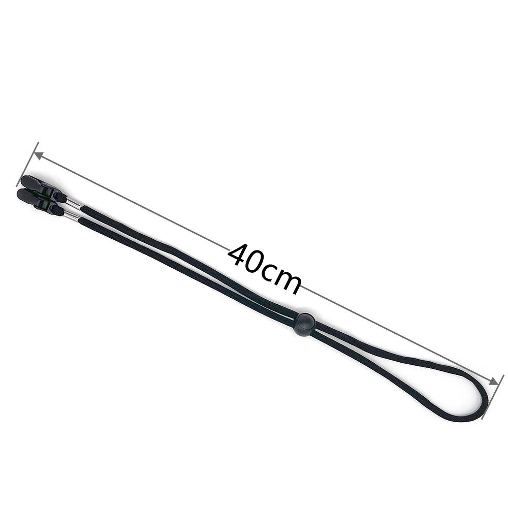 4pcs Hook Clips Hat Chin Cord Anti-lost Windproof Hat Strap New Hat Wind Rope  Sun Hat