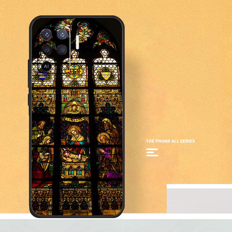 Virgin Mary of Hope Catholic Religious Art Case For Oppo A18 A38 A58 A78 A98 A5 Pro A54 A74 A94 A17 A57 A80 A60 A40 A16 A76 A96