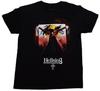 Мужская футболка Hellsing Алукард с пистолетами Аниме Черная Новая XS, M, 3XL