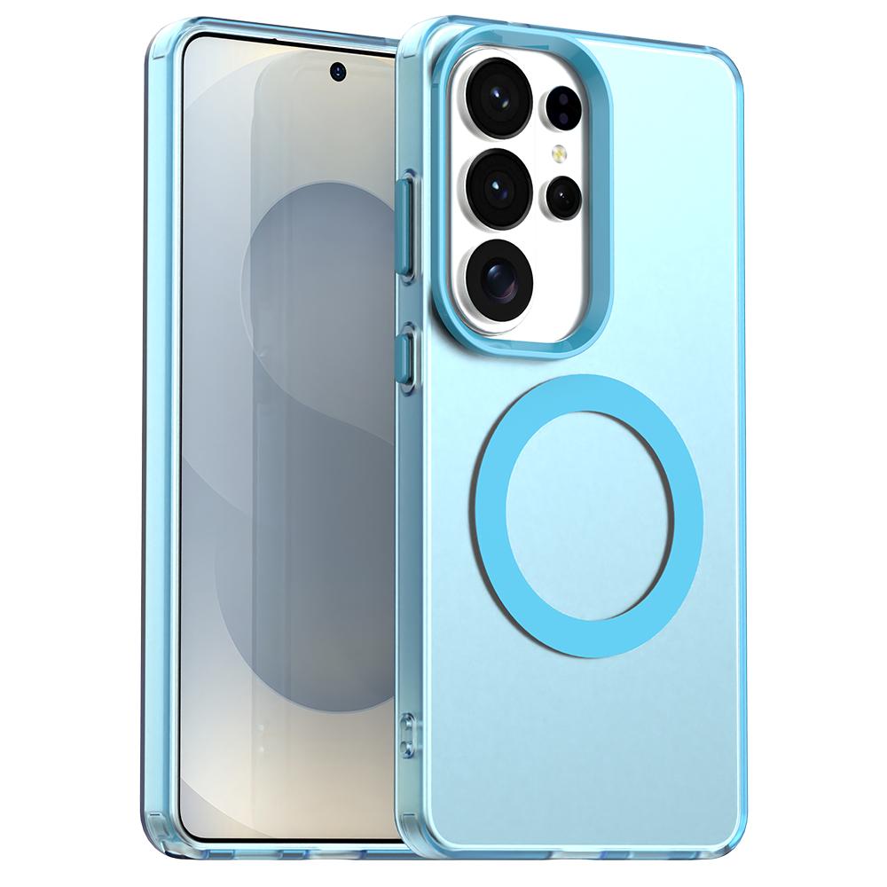 Матовый чехол-конфета для Samsung Galaxy S26 Ultra S25 S24 Plus S23 FE A55 A56 A16 A35 A15 A17 Магнитный Мягкий Ударопрочный Чехол