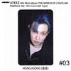ATEEZ 9-й мини-альбом THE WORLD EP.2 OUTLAW Platform Ver QR Фотокарточка Изображение карты