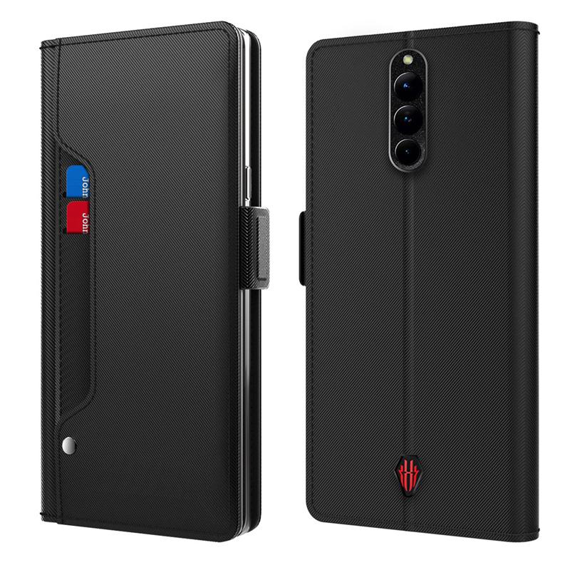 Для ZTE nubia Z60 Ultra кожаный чехол-книжка с подставкой для ZTE nubia Focus Music Neo Mirror Card Slot Wallet Phone Cover для Nubia Z50S Z40 Pro Z50 Ultra