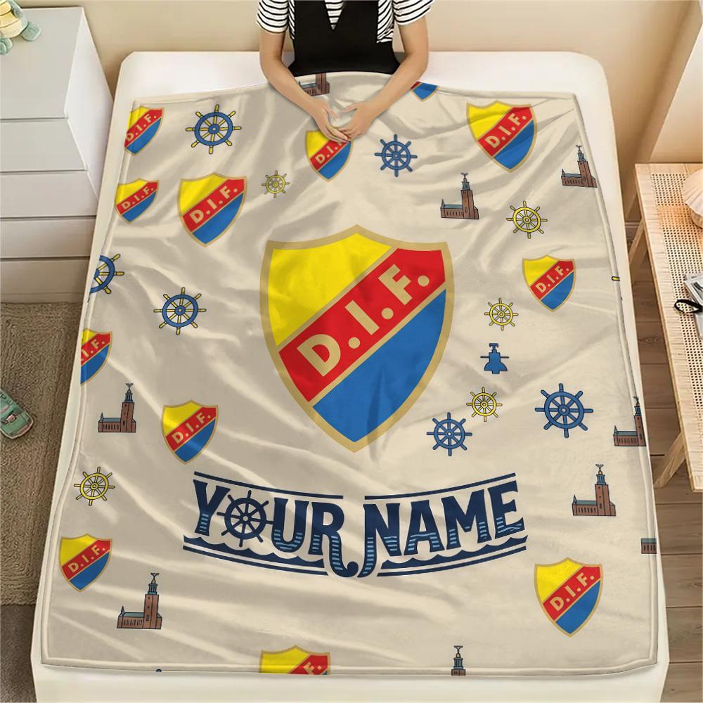 Custom Name DIF Flannel Blanket, High quality Comfortable for All Seasons, Home Decor, Warmth and Comfort