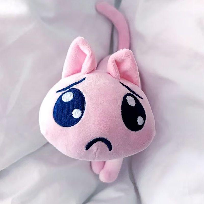 Game NEEDY GIRL OVERDOSE KAnge Ame Rain Cosplay Doll Kawaii Pink P Cat Plush Stuffed Dolls Ornament Accessories Prop Gift