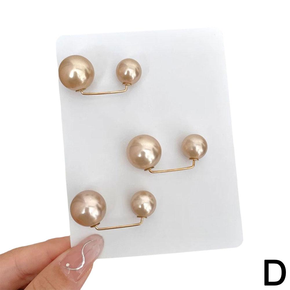 3 шт. Затягивающая талию пряжка Сплав Броши Булавки Зажим Искусственный жемчуг Регулируемые Пуговицы-пины Юбки Джинсы Пуговицы Аксессуары для одежды