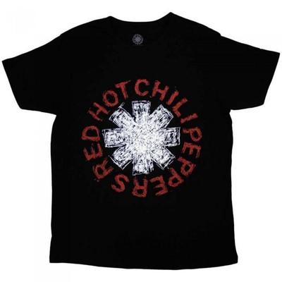 Унисекс Взрослая Футболка Red Hot Chilli Peppers Со Скриншотом Звездочки