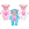 20CM Washable Lifelike Soft Hand-painted Simulation Baby Reborn Doll Children Accompany Play Doll