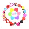 24Pcs Heart Series PVC Shoe Accessories for Shoe Decoration Charms