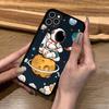 Милый Чехол для Телефона Астронавт Силикон PC+TPU Для Для IPhone 11 12 13 14 15 16 Plus Pro Max Чехол
