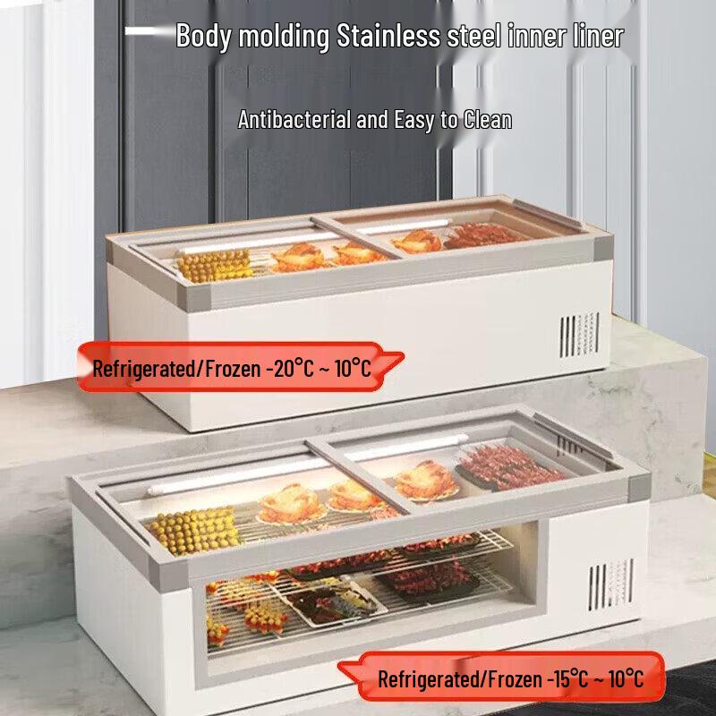 Mobile Food Stall Refrigerated Display Case