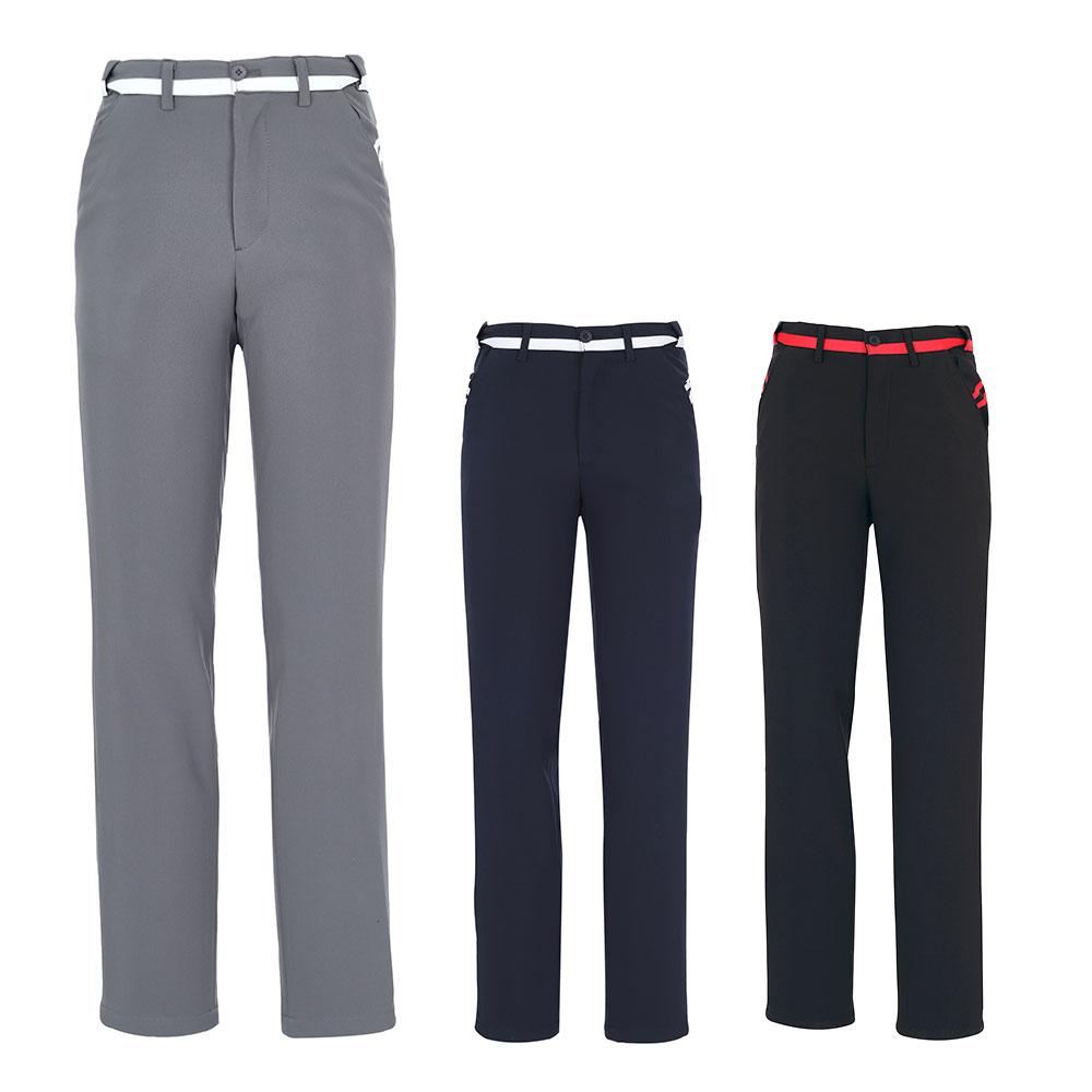 KIM YOUNG JOO GOLF Winter Fleece-Lined Beltline Poly-Spandex Men'S Golf Pants Dowmsl88