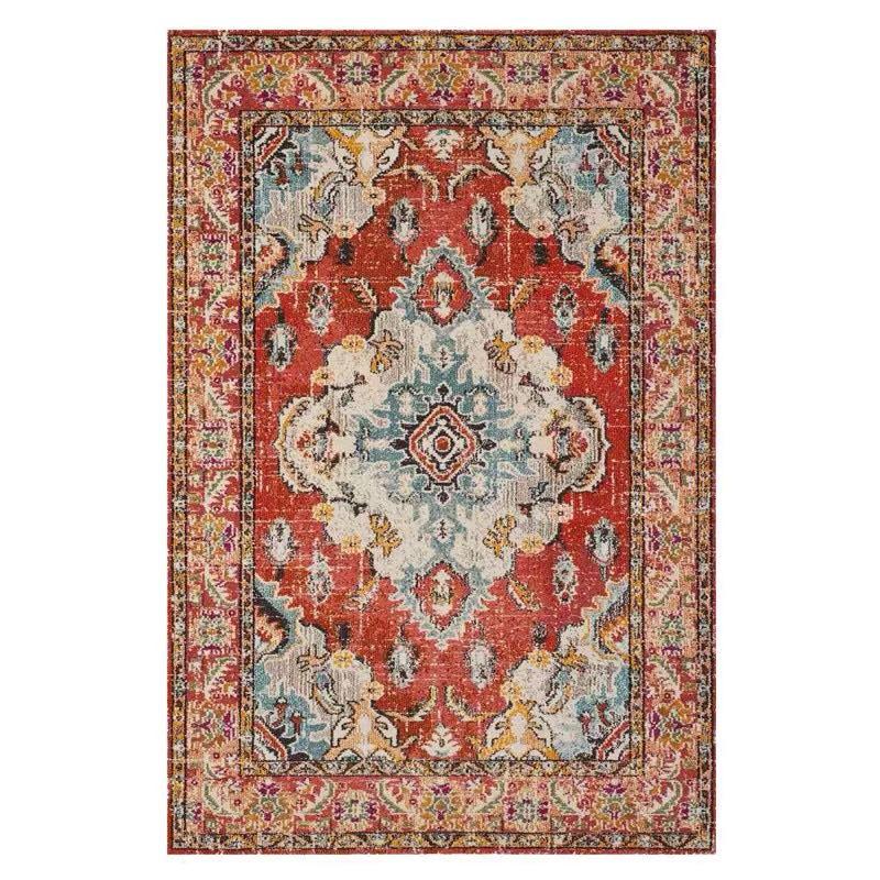 Persian Crystal Velvet Living Room Carpet American Retro Ethnic Style Carpet Hotel Bed And Breakfast Full Of Carpet