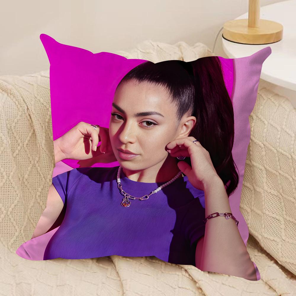 Роскошная наволочка-подушка Charli XCX, шелковистый короткий плюш, скрытая молния, пылезащитная наволочка для диванной подушки, для домашнего декора