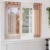VidaXL Voile Curtains with Eyelets 2 Pcs Terracotta, Net Curtain, Sheer Curtain, Window Voile, Treatment of 4102137