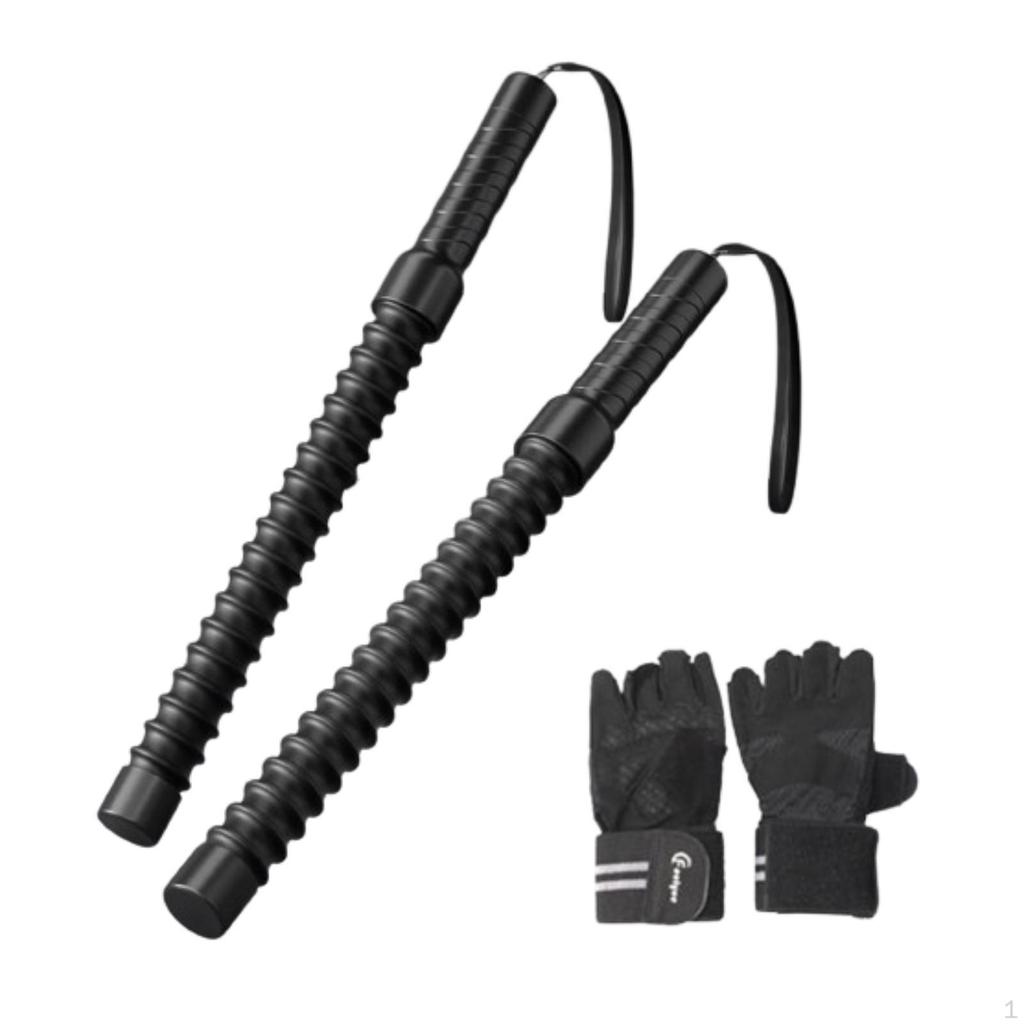 2 шт. Ropeless Battle Ropes Тренировочные фитнес-палки для мужчин и женщин Силовые тренировки