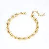 Women's U-shaped Bracelet Horseshoe Buckle Chain Necklace