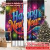 2D плоская печать 2 шт. NewYearBliss Шик Шик Ткань для штор Шторы Арт-деко Праздничное использование для спальни и гостиной