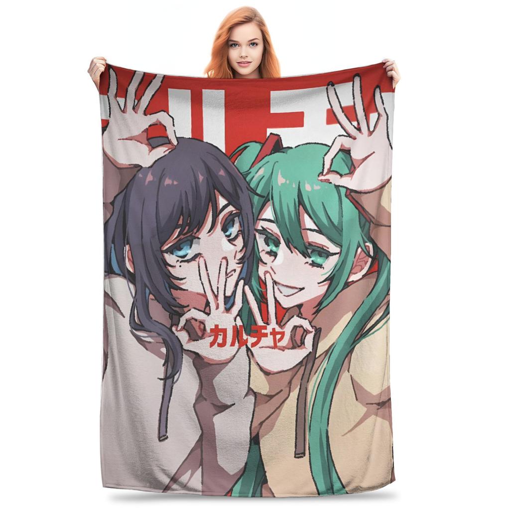 Ado WORLD TOUR 2025 Hibana Blankets Warm Soft Novelty Plush Throw Blanket For Child Outdoor Flannel Bedspread Bed Cover
