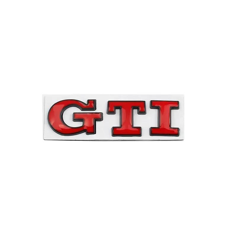 1 шт. Металлический логотип GTI для автомобиля, эмблема на заднюю дверь, наклейки, наклейки для Golf 4 5 6 7 8 Passat Jetta Polo Touareg GTD GLI Touran