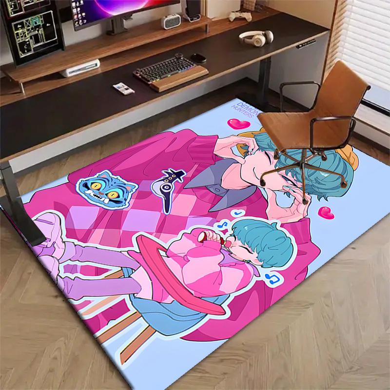 1pc KPop Demon Hunters31 Design Printed Area Rug Carpet for Bedroom Living Room Home Decor Rugs Mat Non Slip Mat Rug for Bedside