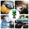 Солнечная Танцующая Лягушка Декор Приборной Панели Автомобиля Лягушка с Кивающей Головой Украшения Салона Автомобиля Качающаяся Лягушка с Шариком Декор