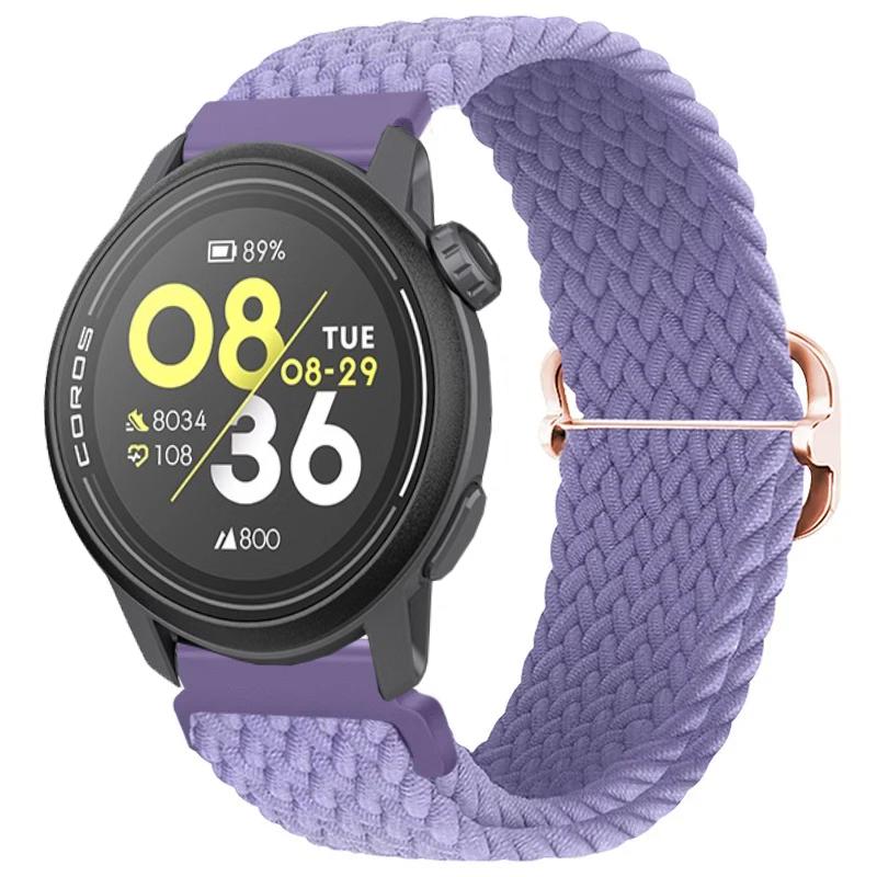 Нейлоновый плетеный ремешок 20/22 мм для COROS APEX 4/PACE Pro/4 3 2 Регулируемый браслет для CMF Watch 3/2/1 Pro Suunto Race 2/S/Run