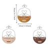 Imitation Rattan Hanging Flower Basket Wear-resistant Handmade Wall Planter Rural Style Wall Mounted Metal Planter Holder